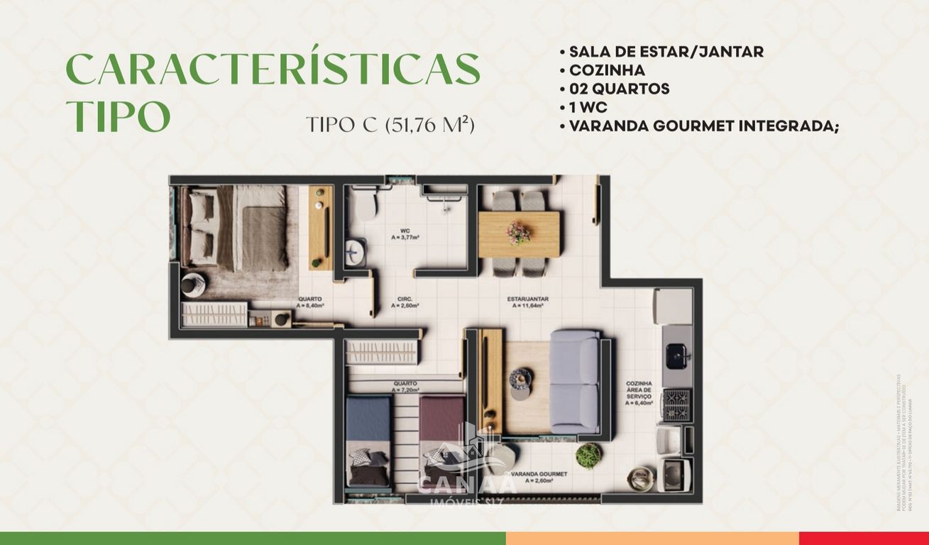 Apartamento, 2 quartos, 52 m² - Foto 29