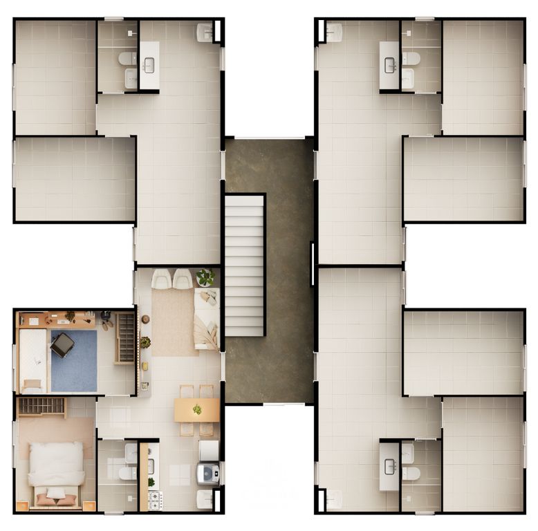 Apartamento, 2 quartos, 44 m² - Foto 28