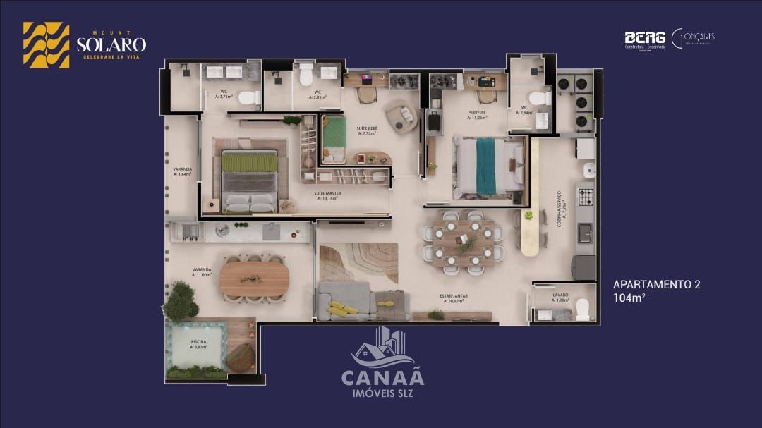 Apartamento, 2 quartos, 68 m² - Foto 46