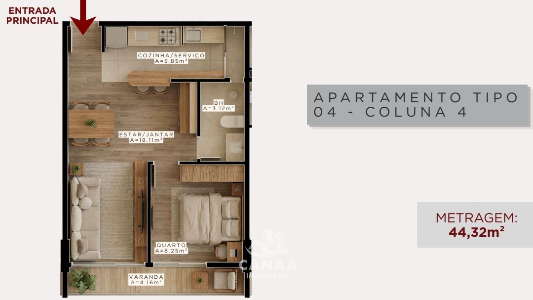 Apartamento, 1 quarto - Foto 23