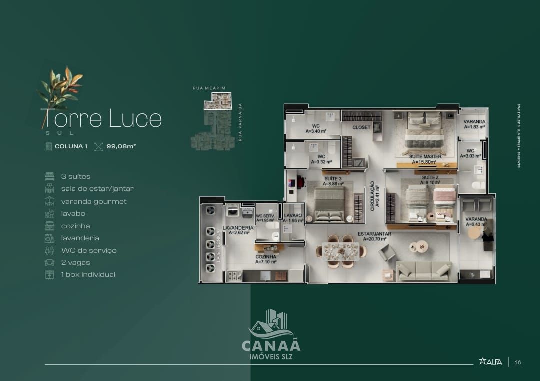 Apartamento, 3 quartos, 110 m² - Foto 30