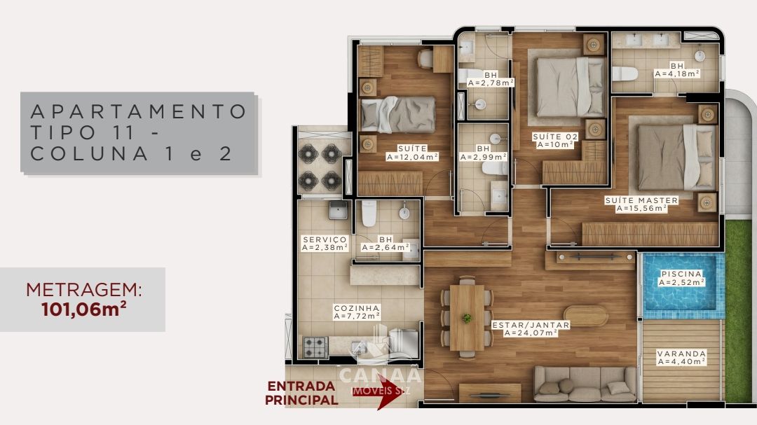 Apartamento, 1 quarto - Foto 31