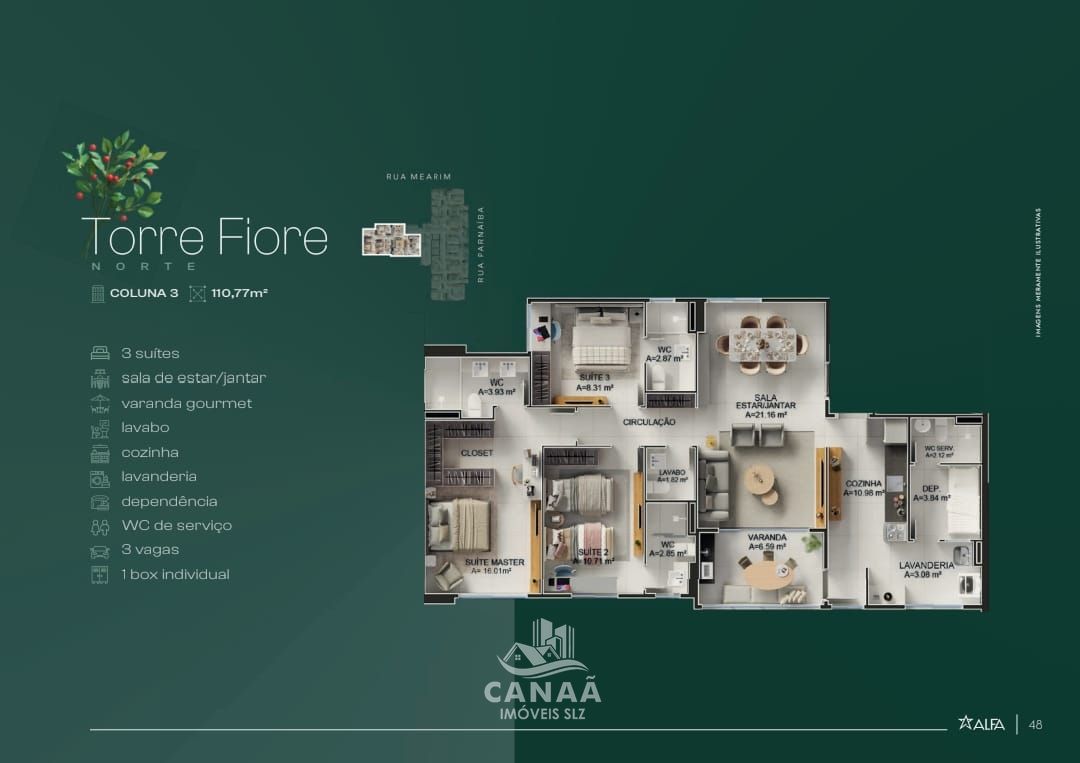 Apartamento, 3 quartos, 101 m² - Foto 40