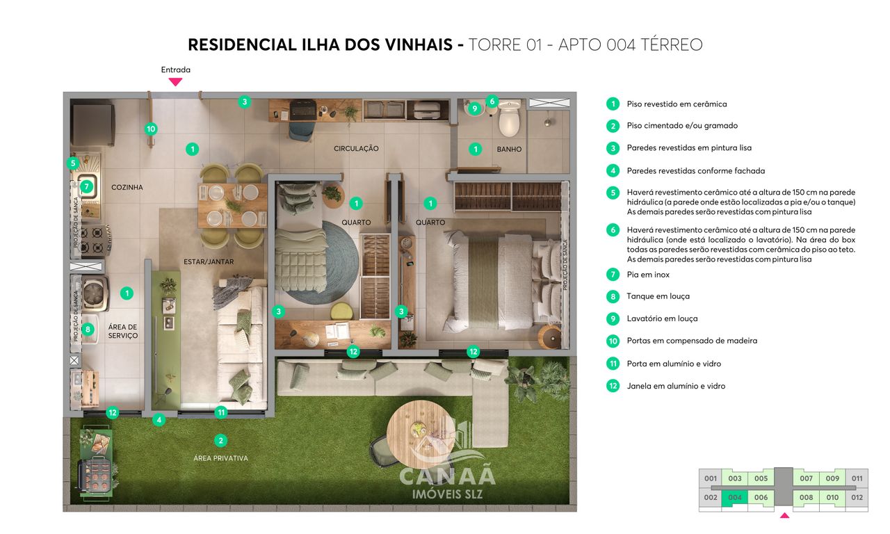 Apartamento, 2 quartos, 45 m² - Foto 13