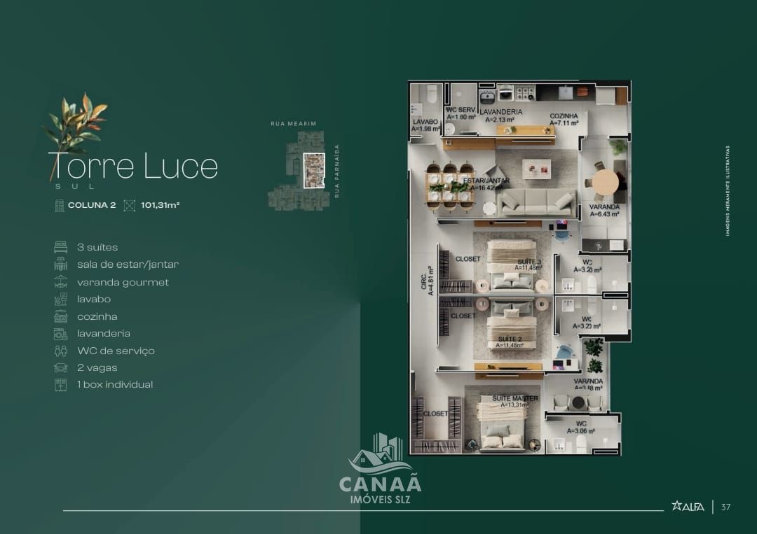 Apartamento, 3 quartos, 101 m² - Foto 30