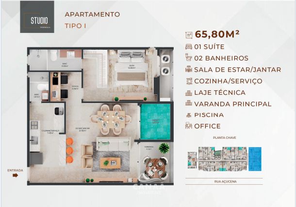 Apartamento, 2 quartos, 64 m² - Foto 40