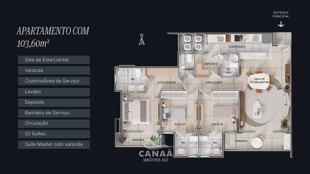 Apartamento, 3 quartos, 104 m² - Foto 8