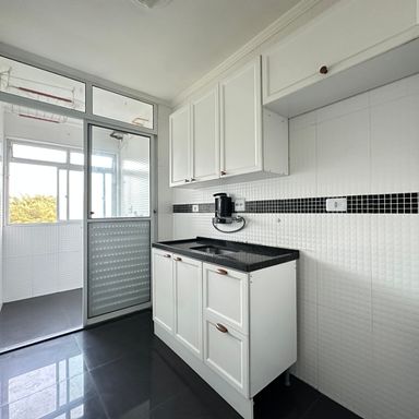 Cozinha com gás encanado