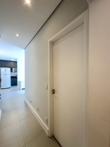 Corredor para acessar os dormitórios