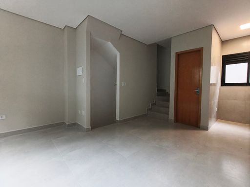 Sala e cozinha com ambiente integrado