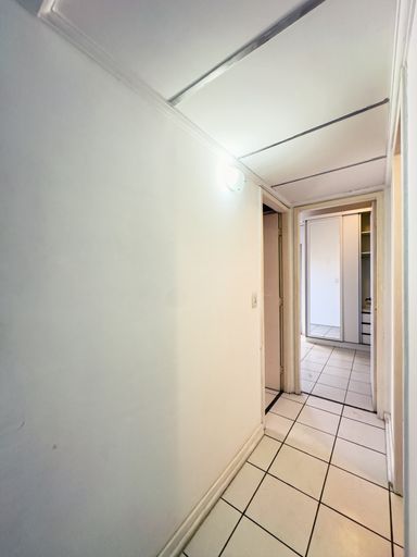 Corredor para acessar os dormitórios