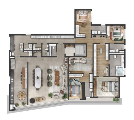 Planta de 330m²
