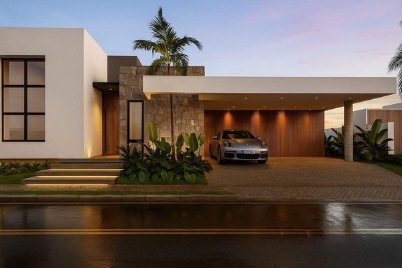 casa em condominio Royal Garden em Joinville térrea