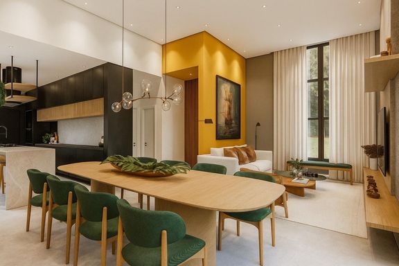 casa em condominio Royal Garden em Joinville térrea