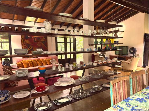 Sala integrada - Casa no Prumirim a venda.