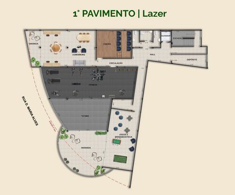 Pavimento 1 Lazer