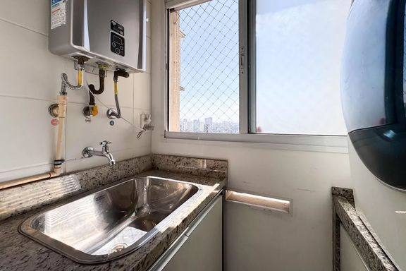 Lavanderia separada da cozinha