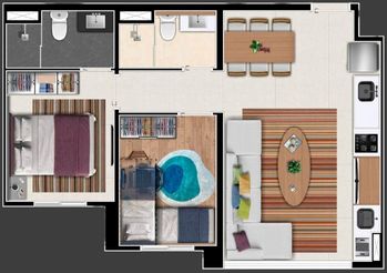 Planta 48m²