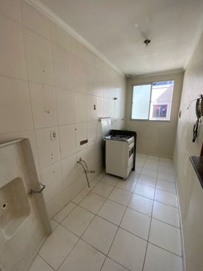 Cozinha integrada com área de serviço