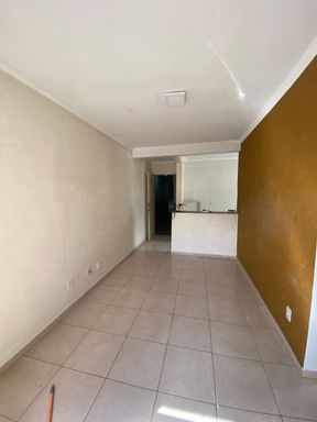 Sala integrada com cozinha