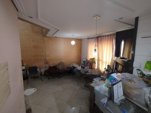 Sala integrada com a sacada
