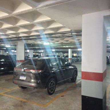 Garagem coberta