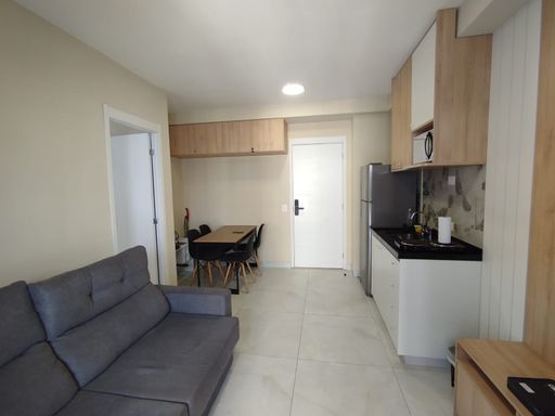 Sala integrada cozinha
