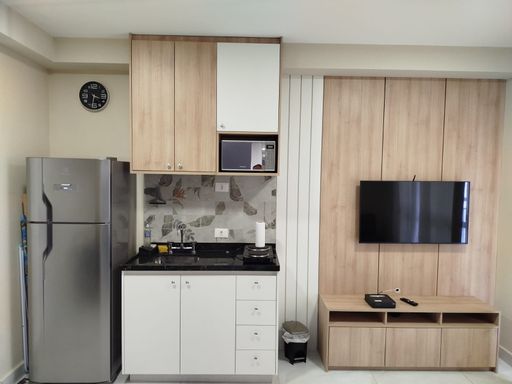 Sala integrada cozinha