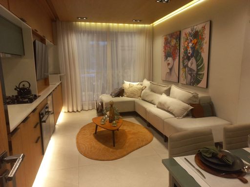 Living Ampliado com o Terraço