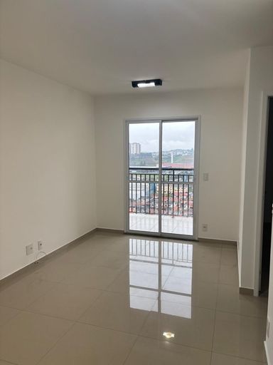 Sala integrada com sacada