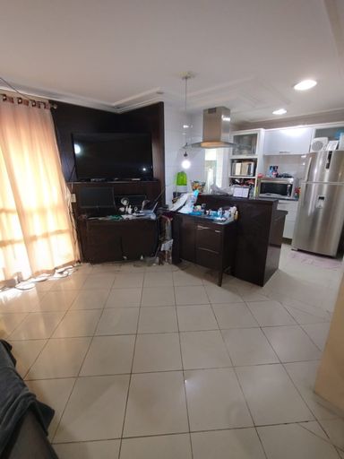 Sala integrada com a cozinha