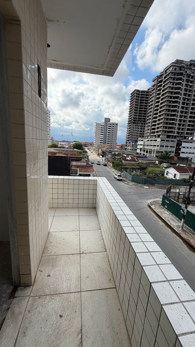 Vista da frente rua