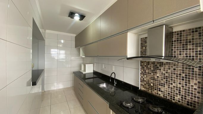 cozinha com moveis planejados