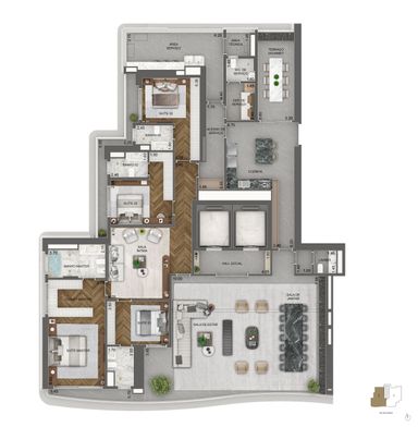 PLANTA 348M²
