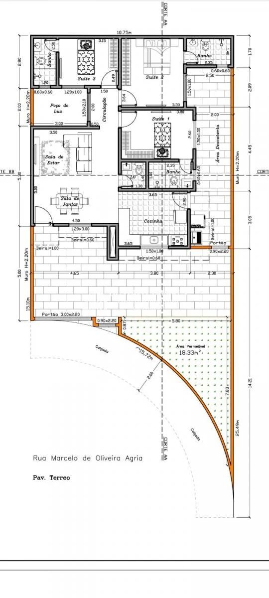 Casa, 3 quartos, 90 m² - Foto 6