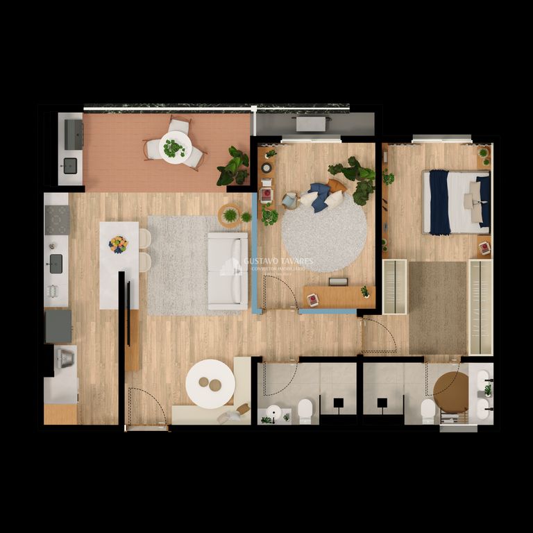 Apartamento, 2 quartos, 83 m² - Foto 64