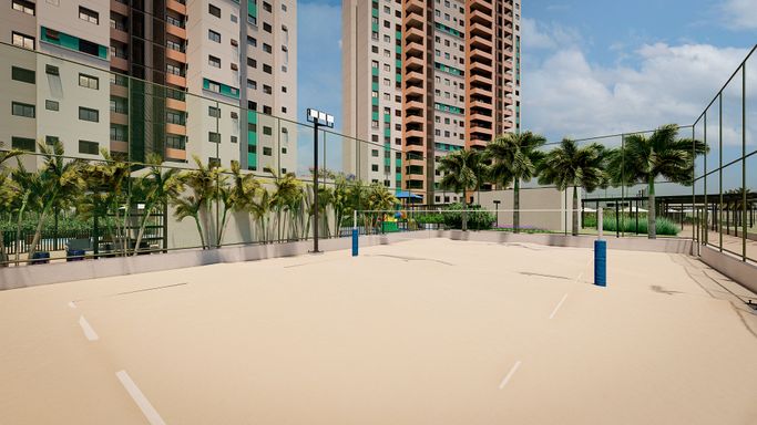 Quadra de Beach Tennis