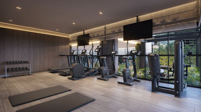 Imagem da academia -Grace Bay – Apto  de 2 Quartos (2 suíte) a 300 metros da praia, Piçarras
