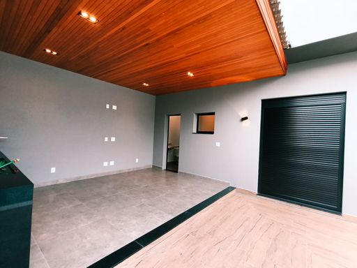 Vista área gourmet ao banheiro de piscina