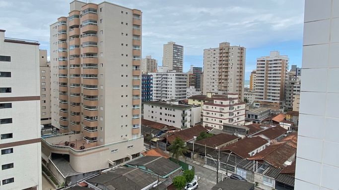 Vista livre da sacada.