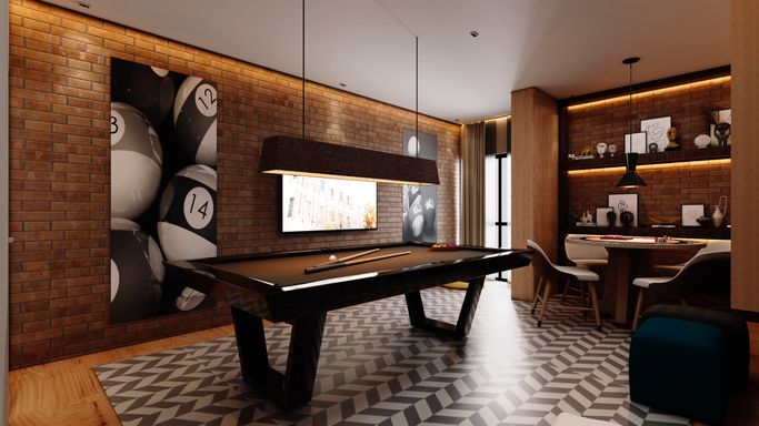 Salão de jogos adulto.