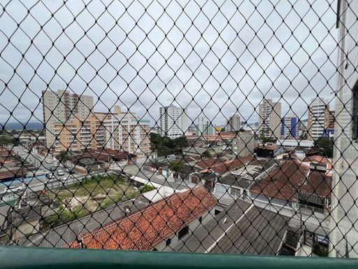 Sacada da sala com vista livre.