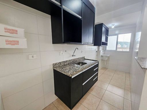 Cozinha americana planejada.