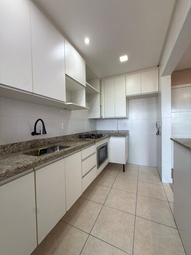 Cozinha americana planejada.