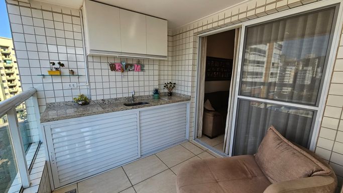 Sacada gourmet com vista livre.