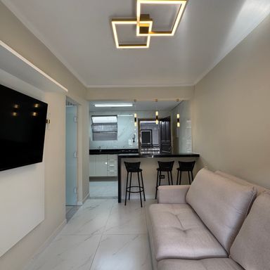 Sala bem iluminada