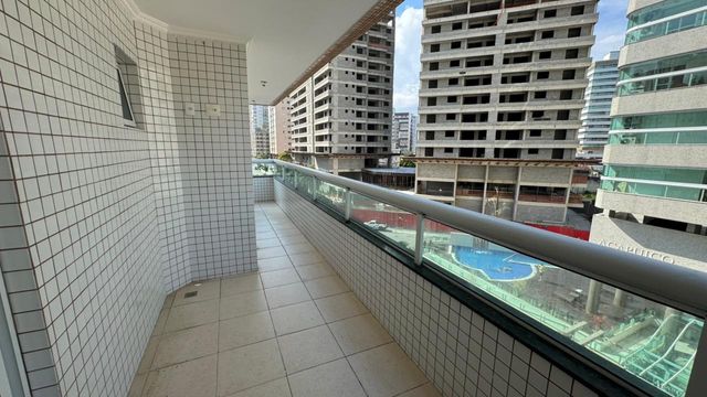 Vista da sacada gourmet.