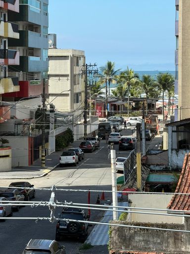 Vista do mar da sacada.