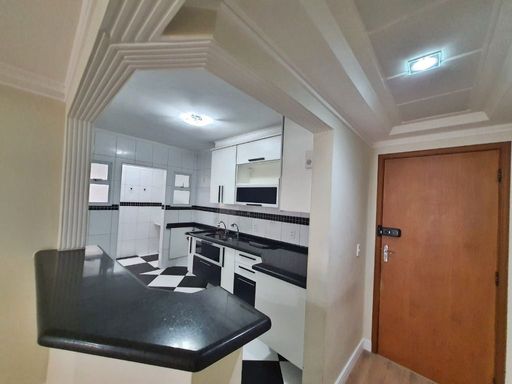 Cozinha americana planejada.