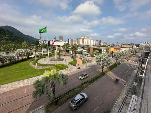 Vista livre do dormitório.